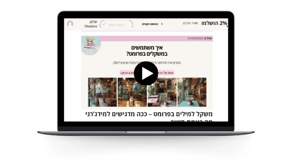מוקאפים לדף נחיתה (2)